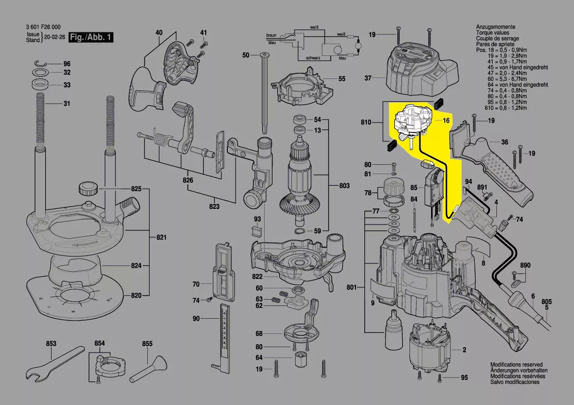 Couronne porte balais réf. 2 604 337 124 Bosch